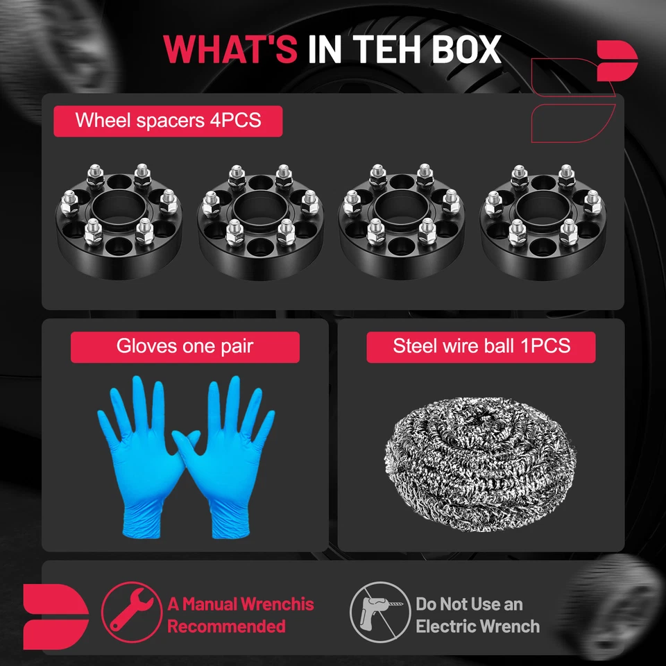 4Pcs 1.5" Hub Centric Wheel Spacers 6x4.5 6x114.3 For Nissan Xterra 2005-2015 - Image 2 of 4