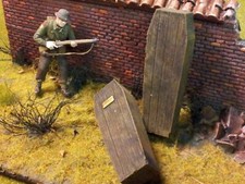 FoG Models 1/35 Scale Coffins (2 pack Ceramic cast)