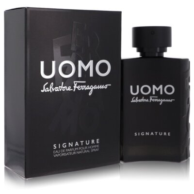 Uomo Signature Eau De Parfum Spray By Salvatore Ferragamo 3.4oz