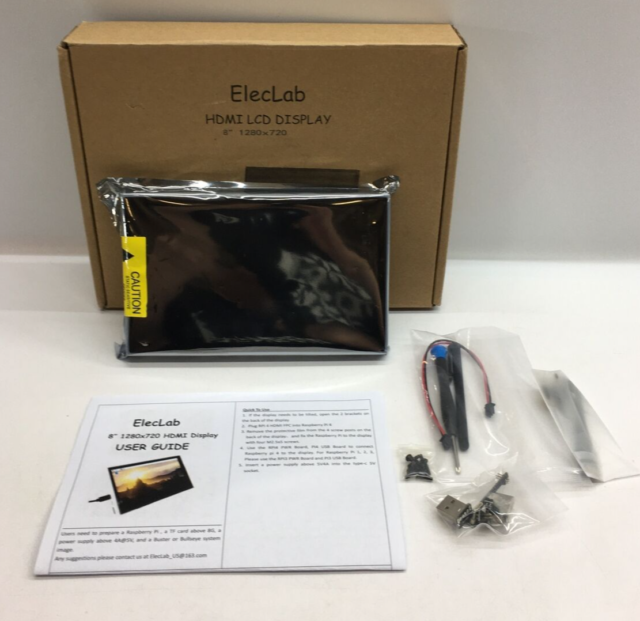 Raspberry Pi Touchscreen Monitor 8 Inch HDMI Capacitive LCD Display 1280x720
