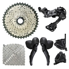 Shimano GRX 1x11S ST-RX600 BL-RX600 RD-RX812 XT CS-M8000 11-42T Kit