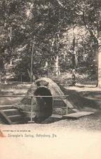 Vintage Postcard Spangler's Spring Gettysburg Pennsylvania The Rotograph Co. Pub