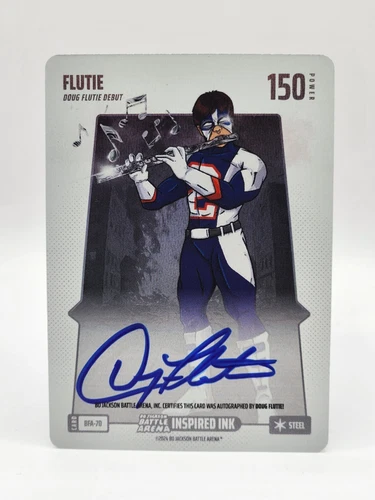 2024 Bo Jackson Battle Arena - On Card Auto - Autograph - Doug Flutie Steel