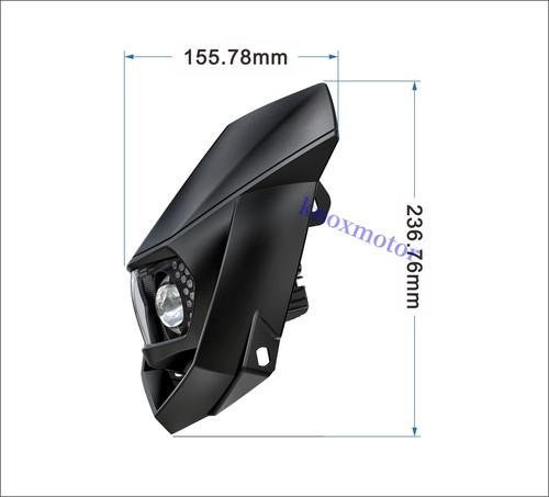 Universal Super Motard/Enduro LED Headlight for Kawasaki Suzuki Yamaha KDX XR CR - Bild 6 von 12