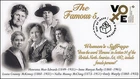 2016, Canada FDC, Women's Suffrage, The Famous 5, 16-011