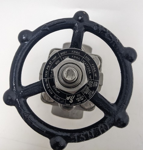 New DSI Stainless Steel 1" Gate Valve 4111 E16-18 - Picture 6 of 6
