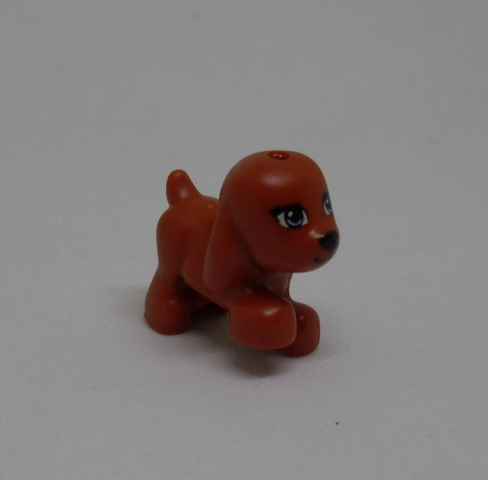 Lego kleiner Hund braun Gesicht gibt Pfötchen Dog Tiere ( Scarlett Friends ) Neu - Bild 1 von 1