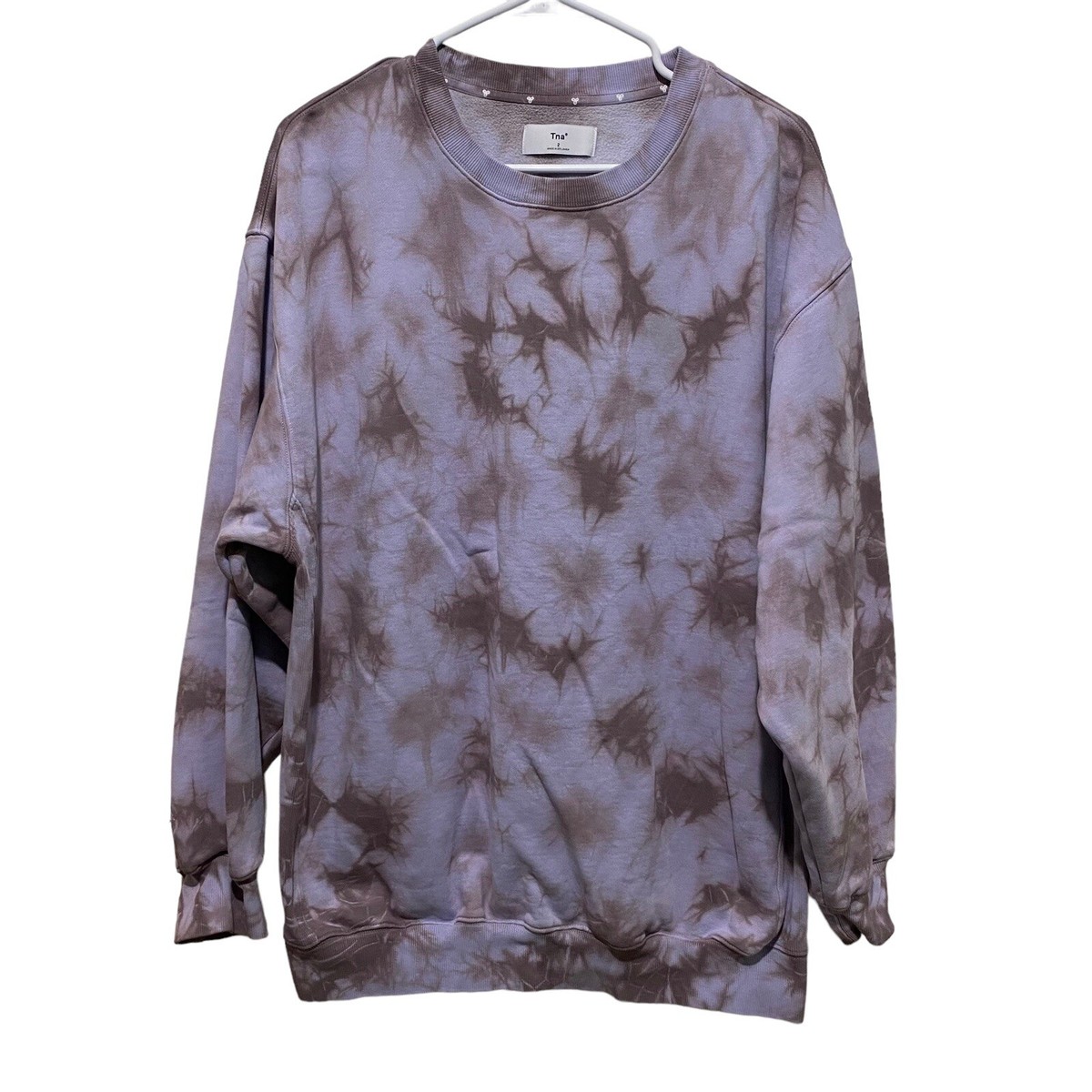 TNA Aritzia Tie Dye Sweatshirt Cotton Blend Size fits M/L