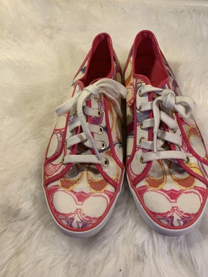 coach barrett poppy sneaker