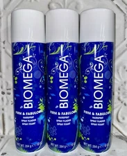 X 3 PACK SET! AQUAGE BIOMEGA FIRM & FABULOUS HAIRSPRAY 10 OZ HOLD HAIR SPRAY LOT