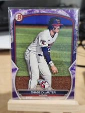 CHASE DELAUTER 2023 Bowman Purple Pattern /199 #BP-103 Guardians MINT SP RC