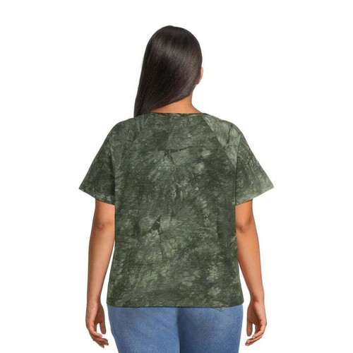 Pack of 2 - Terra & Sky T-Shirt Women's Size 0X 14W Short Raglan Sleeve - Picture 4 of 6