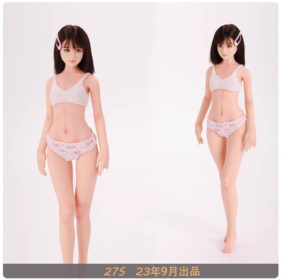 1/6 Small Chest Silicone Partial Painted Body Model 12 ''Female Action Figure