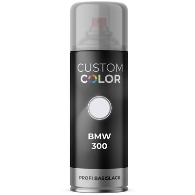 Autolack Spraydose für BMW 300 Alpinweiss III Alpine White 3 Basislack Sprühdose