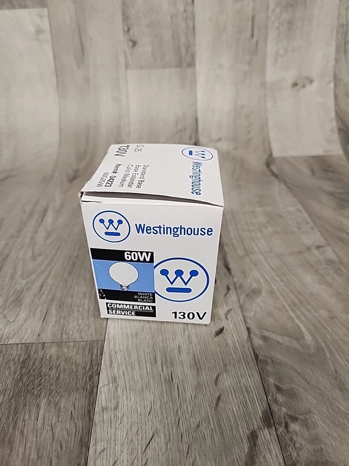 Westinghouse 60W 130V Commercial Service WHITE Lightbulb - Image 3 of 4