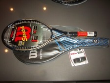 NEW WILSON TEMPEST STRETCH GRAPHITE 4-1/2 TENNIS RACKET W/COVER - NWT