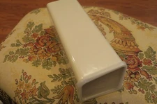 Tupperware loaf Velveeta  Cheese Butter Keeper Almond 1827 with tray and lid