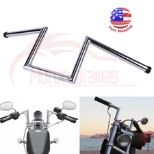 Motorcycle Drag Z-Bars 1"inch Handlebar for Harley Bobber Softail Dyna Sportster