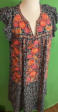 Gaudi Sz S Beautiful  embroidered dress Boho TunicK206