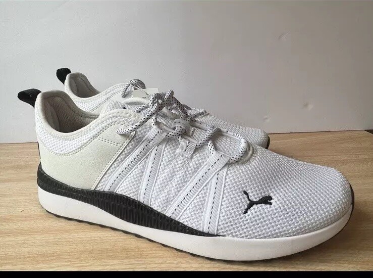 SAOLA Sneakers da uomo PUMA bianche Pacer Next Apex SoftFoam taglia 11