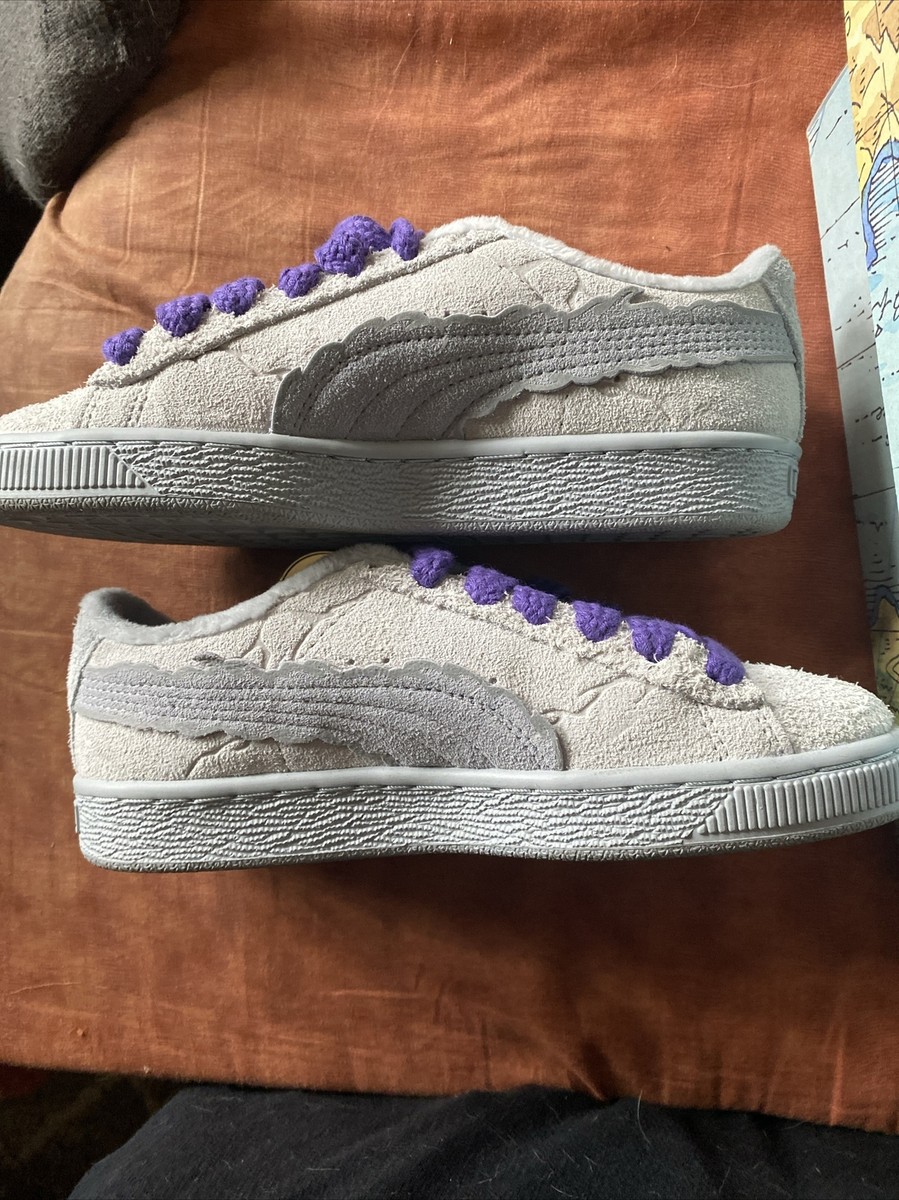 PUMA x ONE PIECE Gear Luffy Suede Sneaker White Gray junior size