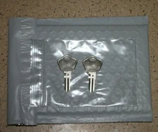 Two keys for all types of Sentry Safe with code on the front of the lock 3A2-3W2