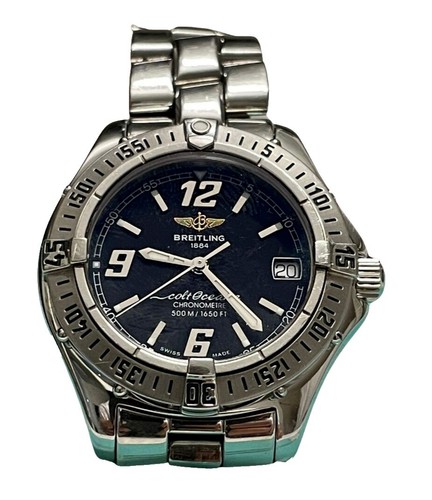 BREITLING A53350 Colt Chrono Ocean Quartz Stainless steel mens 【W