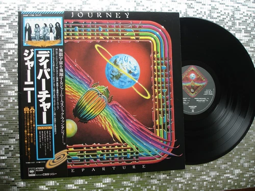 Journey ‎ ~ Departure ~  Vintage Japanese LP w/OBI Strip   CBS/Sony 25AP 1796