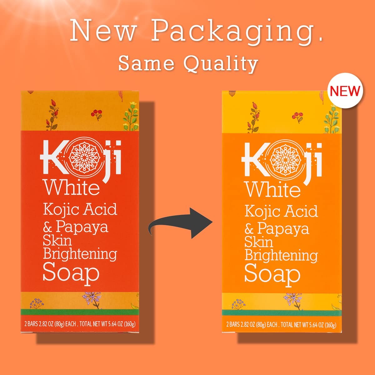 koji white kojic acid & glutathione skin brightening soap Koji White Kojic Acid & Papaya Skin Brightening Soap, 5.64 Ounce (Pack of  1)
