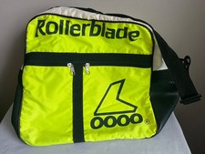 Vintage Original Rollerblade Inline Skate Bag, Yellow, Pockets, Strap, Unused