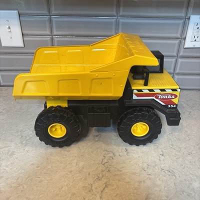 Tonka Mighty Dump Truck 354 Tin Metal Caterpillar Toy Lorry 2012 Hasbro Large