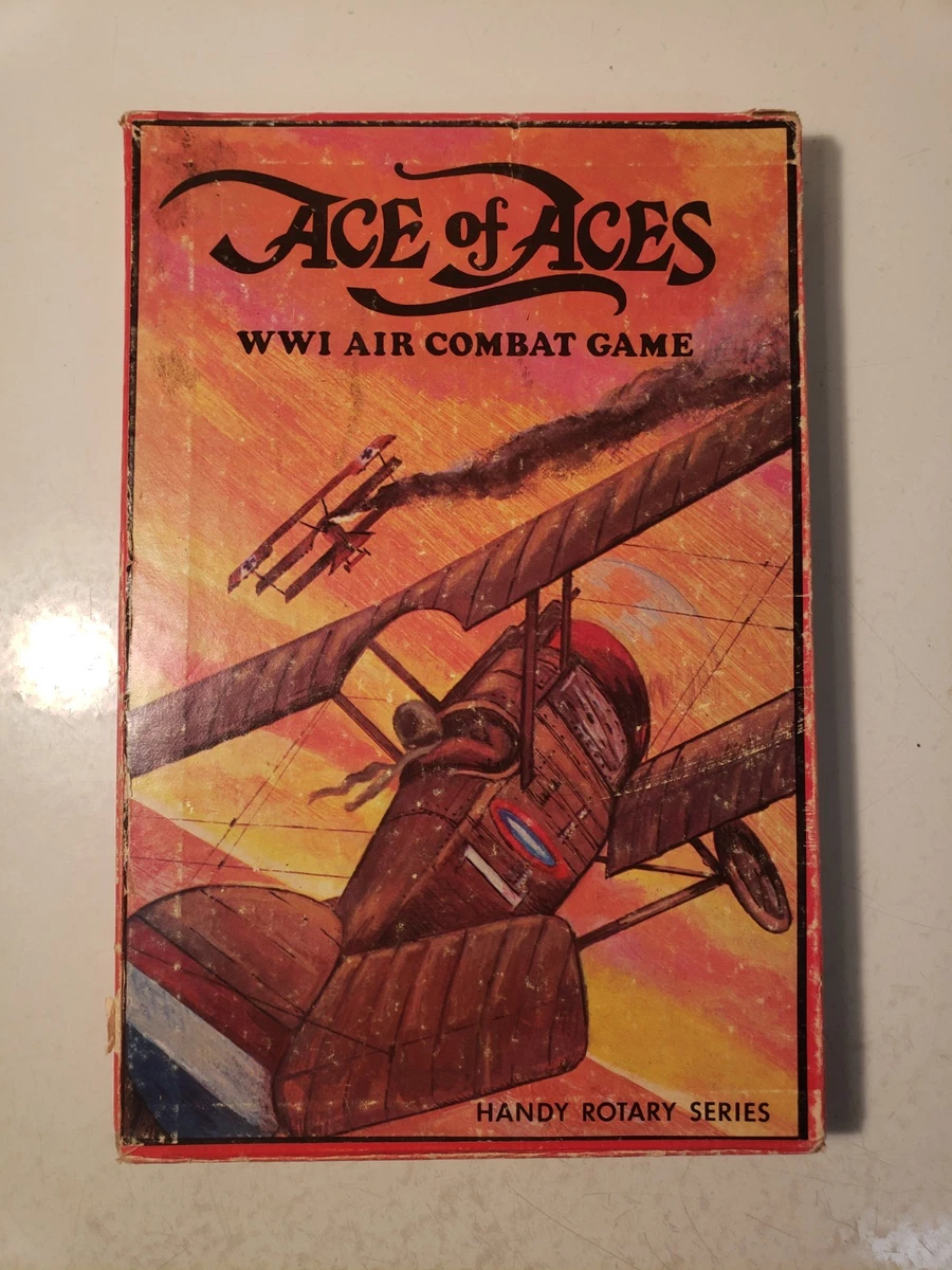 レアレトロ　第一次世界大戦ゲーム　「ACE of ACES」 2点セット Ace Of Aces In Vintage Manufacture Board & Traditional Games for