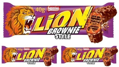 3 x Nestle LION BROWNIE STYLE - Bar 3 x 40g