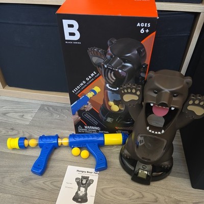 Feed The Bear Target Schaumstoffbälle Launch Game Black Series 6 Bälle getestet