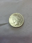 1922 D US Peace Silver Dollar $1 - AU