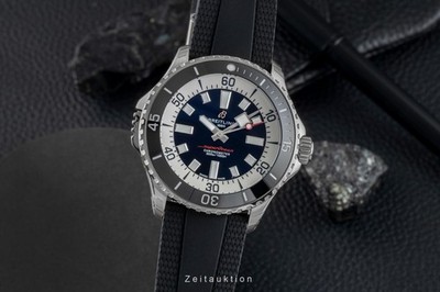 Breitling Superocean Automatic 46 Stahl Automatik Ref. A17378211B1S1 B&P New