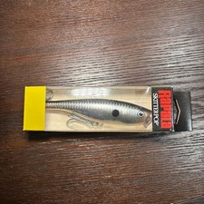 Rapala Skitter Pop SSP-12 Chrome Saltwater Topwater Popper New