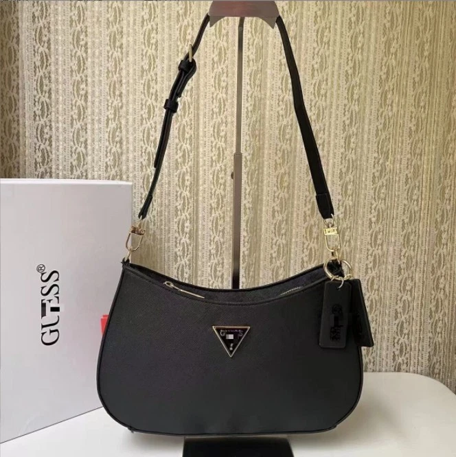 Damen GUESS Noelle Top Zip Shoulder Bag Schultertasche Tasche Gifts-- - Bild 3 von 4