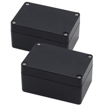 Electronic Project Box, IP65 Waterproof, ABS Plastic, 100X68X50mm, Black