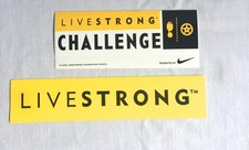 AUTHENTIC 2006 LIVESTRONG CHALLENGE DECALS- SET OF 2 DIFFERENT DECALS-NEW