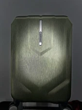 Samsonite POWELL HS 20 Spinner Expandable Varsity GREEN Suitcase Luggage