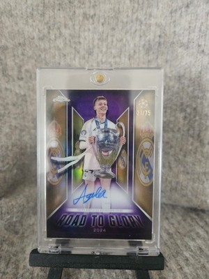 ARDA GÜLER  /75 ROAD TO GLORY AUTOGRAMM - REAL MADRID - TOPPS CHROME UCC 25/26