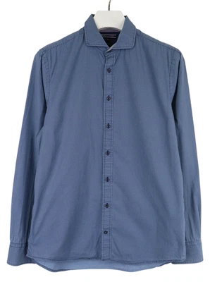 Tommy Hilfiger New York Fit Hemd Herren M Kragen Langärmlig Muster - Bild 1 von 4