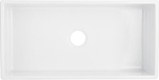Signature Hardware AE123 36X18 1B FIRECLAY APRN KITC SINK White
