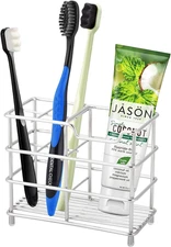 304 Stainless Steel Bathroom Toothbrush Holder Toothpaste Holder Stand Bathroom 