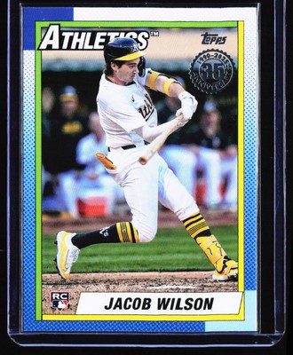 Jacob Wilson 2025 Topps 1990 Topps Baseball 35th #T90-29 Athletics