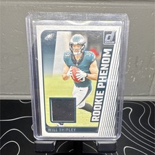 Panini Donruss Rookie Phenom Jerseys Will Shipley Eagles Memorabilia #RPJ-WSH