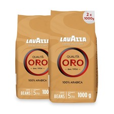 2 x 1kg Lavazza Qualita Oro Coffee Beans Free UK Delivery 21.25 per kilo