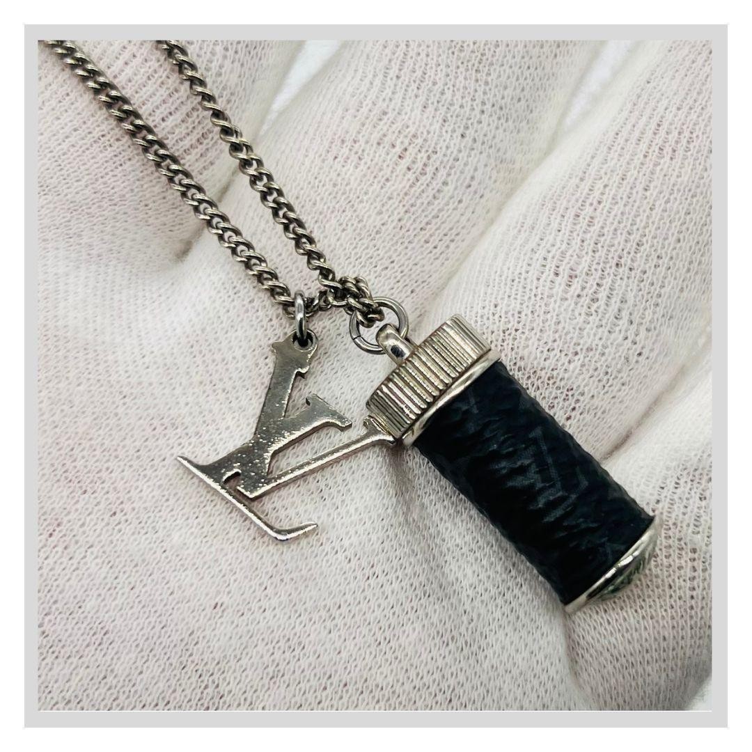 Louis Vuitton Monogram Eclipse Collier M63641 Nec… - image 1