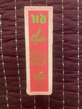 NEW Urban Decay Makeup Setting Spray: All Nighter Watermelon Hyaluronic Acid 0.5